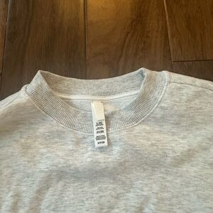 Skims Light Gray Crewneck Sweatshirt size small brand new without tags